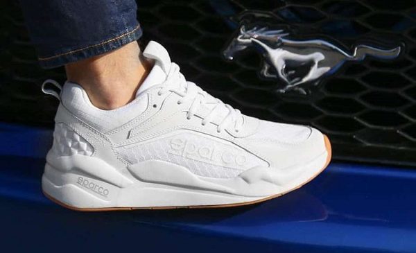 paire de sneakers sparco sp fx full white