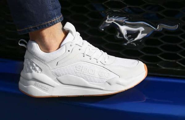44,95€ la paire de sneakers Sparco SP-FX Full White (du 41 au 47) port inclus -au lieu du double