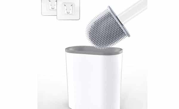 promotion brosse à wc silicone antibactérien avec support aitsite