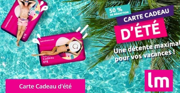 carte cadeau lastminute moitié prix hotel ete