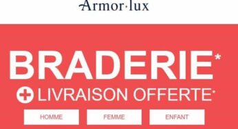 Lancement de la braderie de Armor Lux + livraison gratuite jusqu’à lundi!
