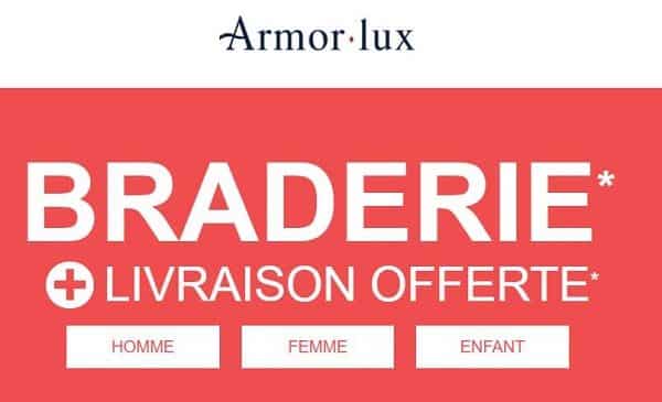 Lancement de la braderie de Armor Lux + livraison gratuite jusqu’à dimanche !