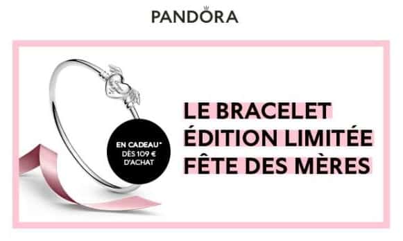 offre spéciale fête des mères pandora 1 bracelet Édition limitée offert