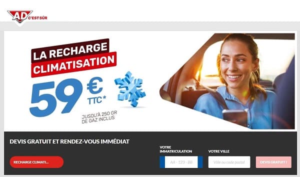 offre spéciale recharge climatisation ad auto