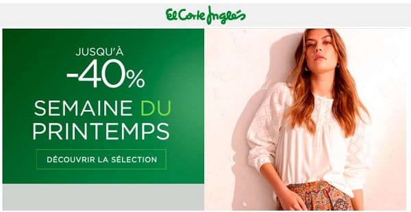 semaine du printemps de el corte inglés