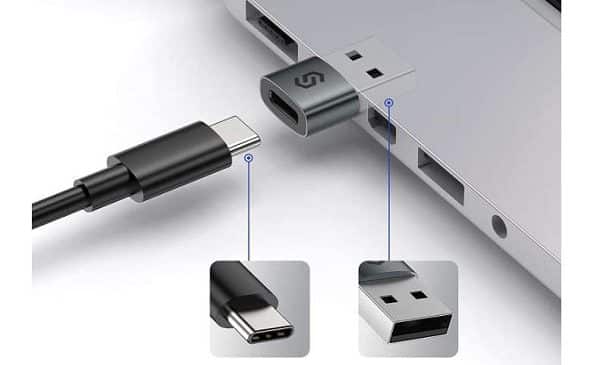 lot de 2 adaptateurs micro usb c femelle vers usb a 3.0 male syncwire