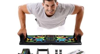 FITNESS : 16,19€ planche de musculation pliable Push Up Board Awroutdoor (14-en-1)