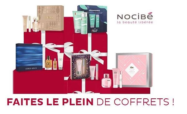 reduction sur les coffrets parfums sur nocibé