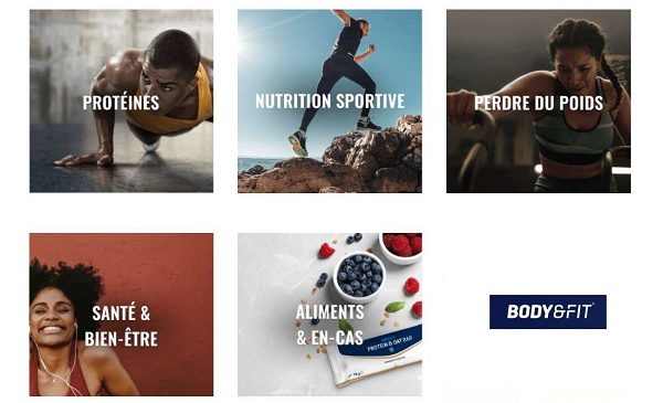 remise sur tout le site body&fit nutrition, protéine, minceur, vitamine