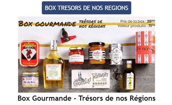 Box Gourmande Trésors de Nos Régions Cuisine et Vins de France