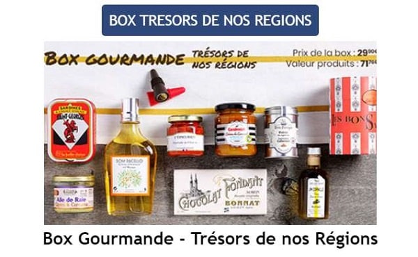 Box Gourmande Trésors de Nos Régions Cuisine et Vins de France