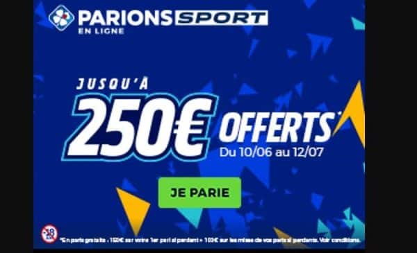 euro 2021 parionsport 150€ offerts en paris gratuits sur votre 1er pari si perdant