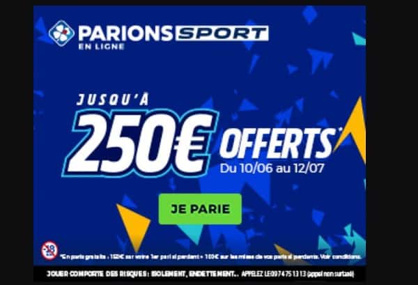 euro 2021 parionsport 150€ offerts en paris gratuits sur votre 1er pari si perdant