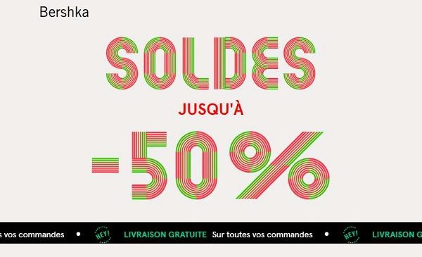 lancement des soldes bershka