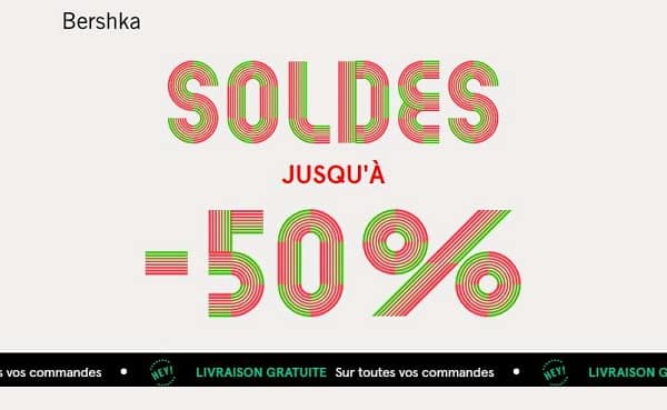 lancement des soldes bershka