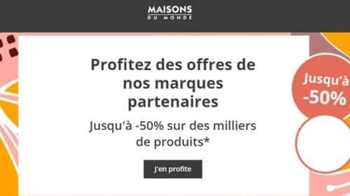 offres partenaires maisons du monde jusqu'à 50% sur des milliers de produits