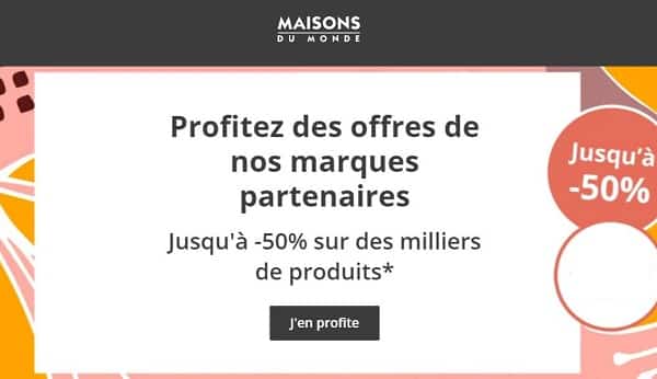 offres partenaires maisons du monde jusqu'à 50% sur des milliers de produits