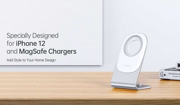 8,99€ le support pour chargeur MagSafe Choetech (MagSafe non inclus)