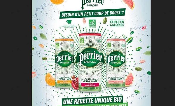 1 canette de perrier energize grenade ou mandarine gratuite