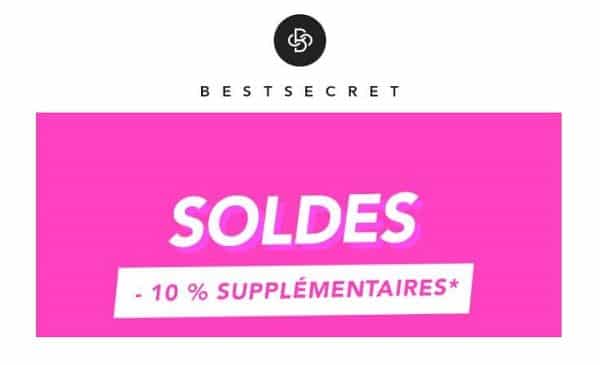 10% de remise supplémentaire pour les soldes de bestsecret