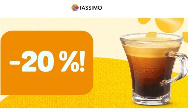 Capsules Tassimo : 20% de remise sur toute la gamme