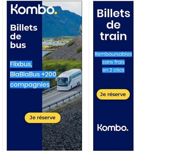 kombo la plateforme qui permet d'acheter vos billets de train, bus et avion moins chers et simplement