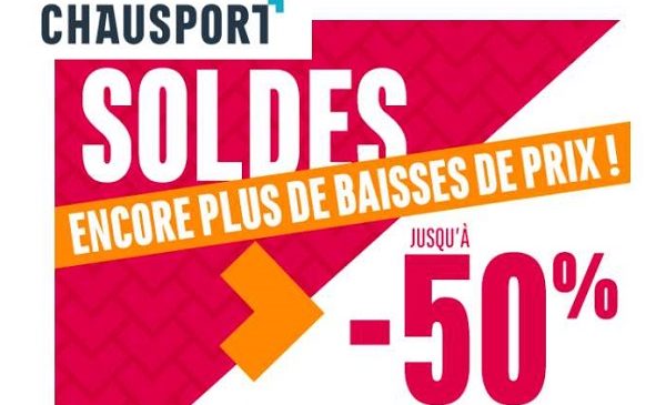 Nouvelle démarque des soldes Chausport