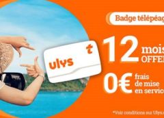 Offre Badge Télépéage Ulys Classic 12 mois offerts (0€ frais de mise en service /  0€ de dépôt de garantie) 🚘