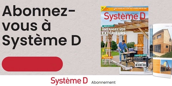 Offre abonnement intégrale à Système D : 29,90€ au lieu de 49,87€ (version papier + numérique) les 8 numéros