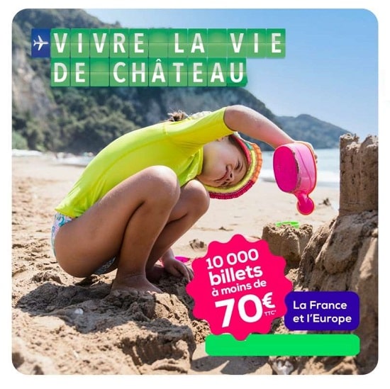 Offre flash Transavia : vol pas cher avec 10 000 billets vers la France et l’Europe à moins de 70€