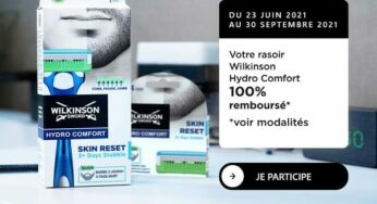 Rasoir pour Homme Hydro Comfort de Wilkinson 100% remboursé