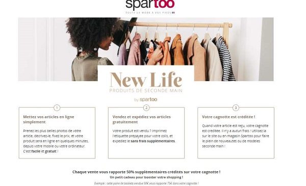 Spartoo New Life : le bon plan pour vendre vos anciens vêtements, chaussures et accessoires mode