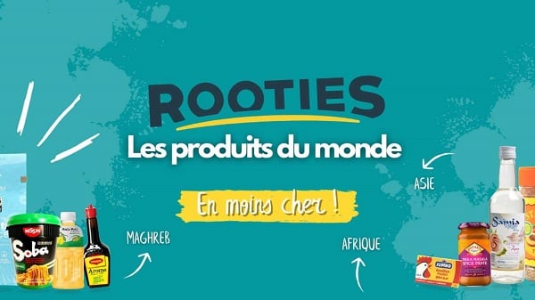 10€ de réduction sur l’adhésion annuelle Rooties l’épicerie en ligne de produits du monde (Afrique, Asiatiques, Maghreb)