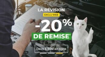 20% remise immédiate sur la révision auto chez Feu Vert (en exclu WEB)