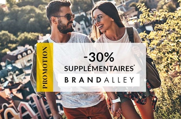 30% de reduction supplémentaire sur plus de 3000 articles deja en promotion sur Brandalley