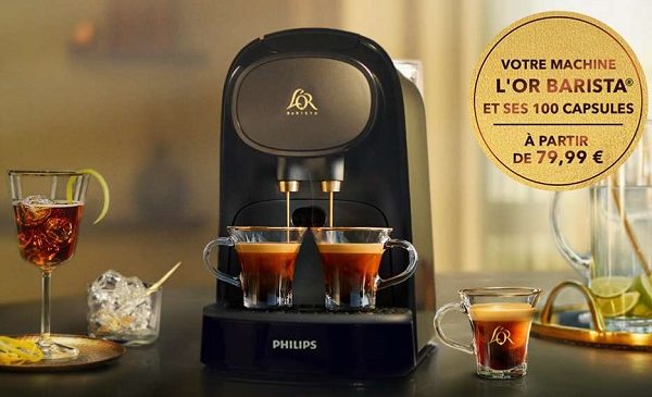 Offre Spéciale : 79,99 € la machine à capsule L'OR de Philips + 100 capsules  (port inclus)