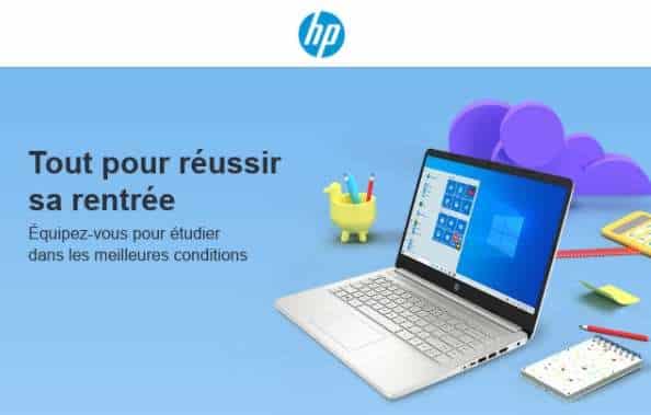 Back to School HP : jusqu’à -30% pour étudier dans les meilleures conditions (PC portable, PC de bureau, écran et accessoires)