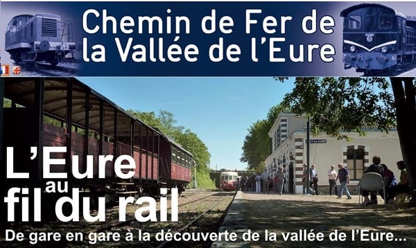 billet de train touristique du chemin de fer de la vallée de l'eure moins cher