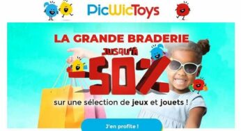 La Grande Braderie PicWicToys : jusqu’à 50% de remise sur 200 articles (jouets et jeux)