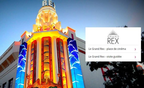 Offre spéciale Le Grand Rex Paris : visite guidée ou place de cinéma à tarif réduit en vente privée