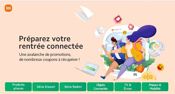 offres xiaomi la rentrée connectée