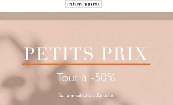 petits prix intimissimi