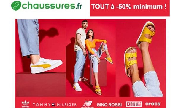 Plus de 4000 paires de chaussures à -50% et plus sur Chaussures