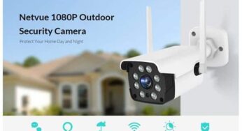 20,49€ caméra de surveillance extérieure WI-FI infrarouge Netvue Vigil 2 (zoom 8X, compatible Alexa, micro et hautparleur intégrés)