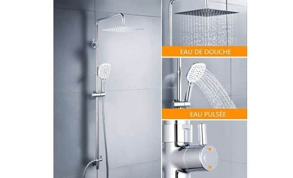 colonne de douche ajustable en hauteur Dalmo