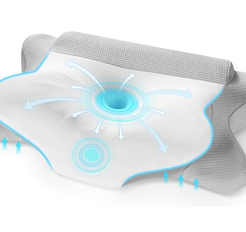 🛌 Oreiller cervical Careboda 4-en-1 : double noyau & housse soie glacée à 19,49 € sur Amazon oreiller cervical careboda 4 en 1 double noyau & housse soie glacée