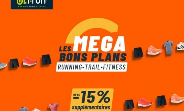 remise supplémentaire sur les chaussures et vêtements en promo sur i run