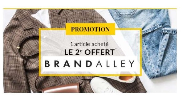 second offert sur une vente privée brandalley