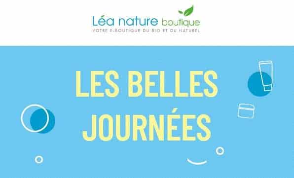 25% sur l'hygiène et la beauté bio lea nature et des frais de port offerts