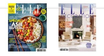 💥Abonnement ELLE Décoration et ELLE à Table pas cher 29,9€ les 15 numéros (9+6)
